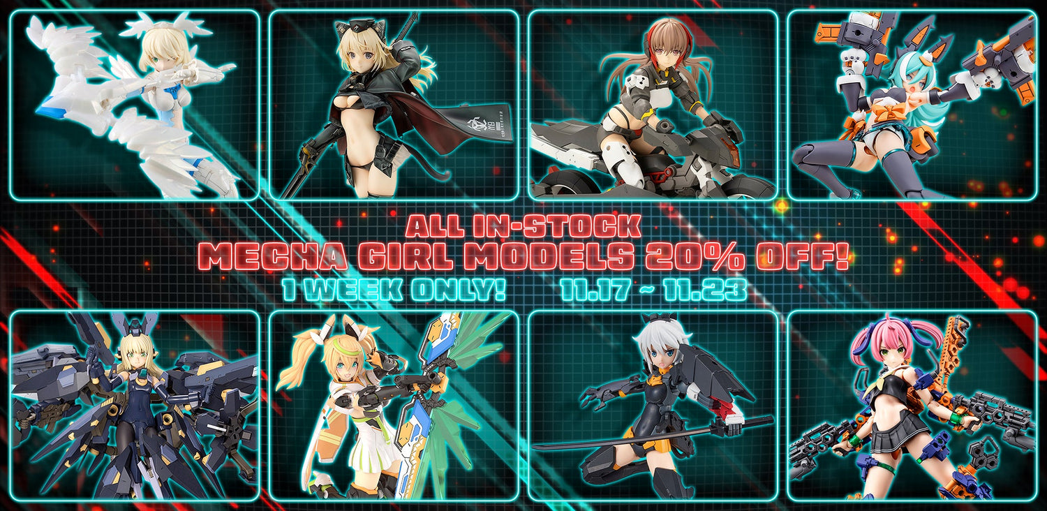 In-Stock Mecha Girl Models