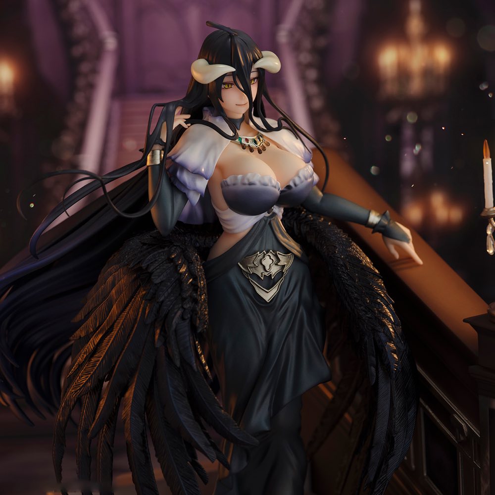 albedo overlord black dress Albedo in a black dress." : r/overlord