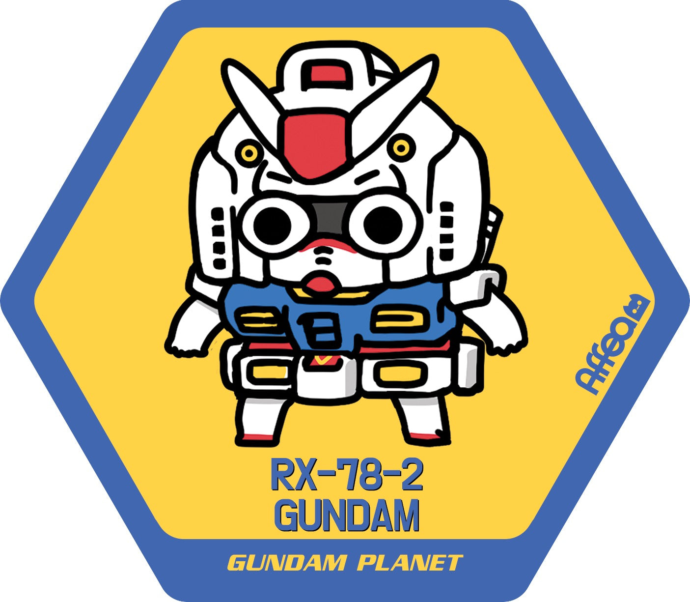 Affea Sticker 16 RX-78-2 Gundam – Gundam Planet