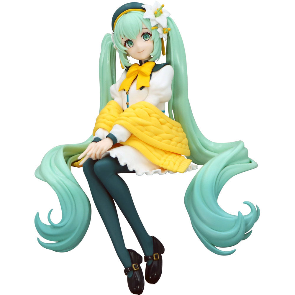 Noodle Stopper Figure: Hatsune Miku Flower Fairy Lily White