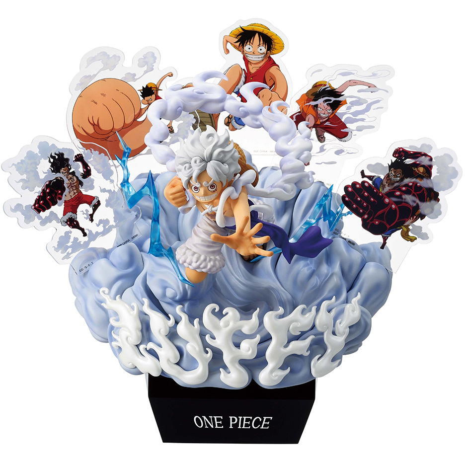 Monkey D. Luffy Gear 5 One Piece (Memories of Adventure and The Shipping Route The Future) Ondimension Ichibansho Figure