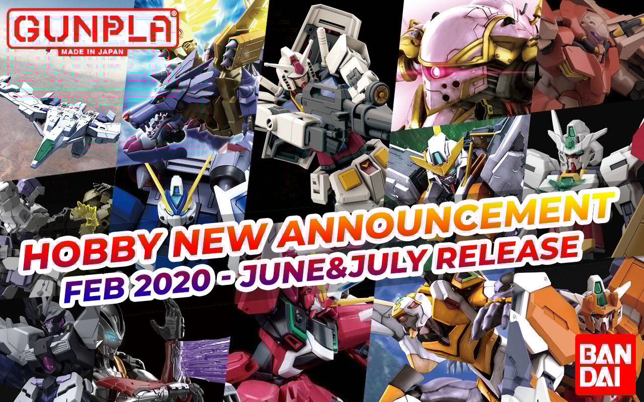 BANDAI Hobby February 2020 Announcement: June ~ July 2020 Arrivals