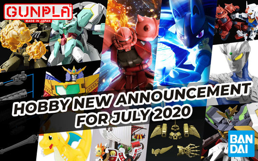 BANDAI Hobby March 2020 Announcement: July ~ August 2020 Arrivals