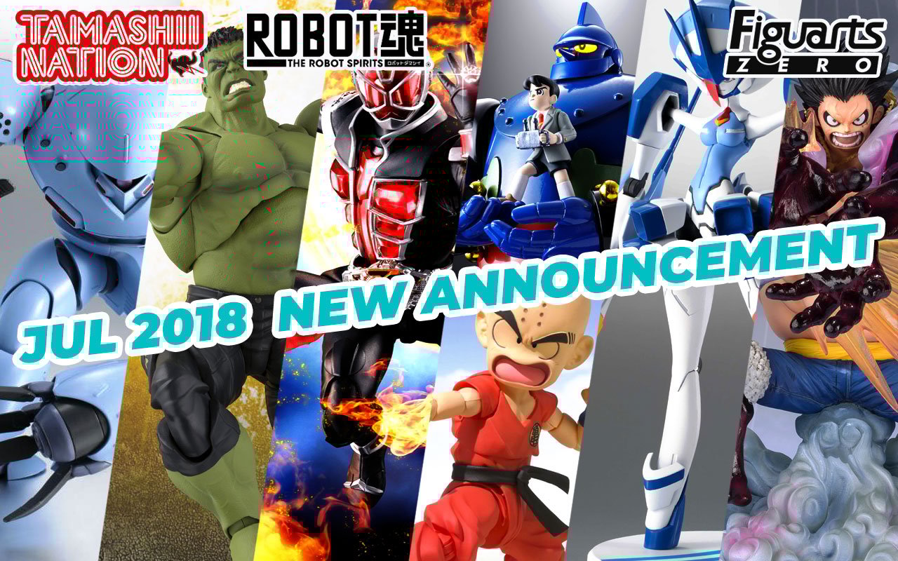 Bandai Tamashii Nations July 2018 Preorder Update!