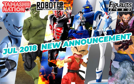 Bandai Tamashii Nations July 2018 Preorder Update!