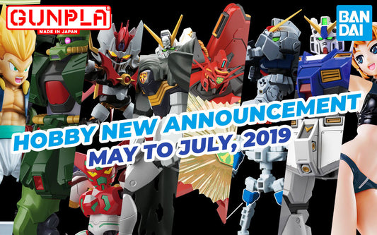 BANDAI Hobby Mar 2019 Announcement: May ~ June 2019