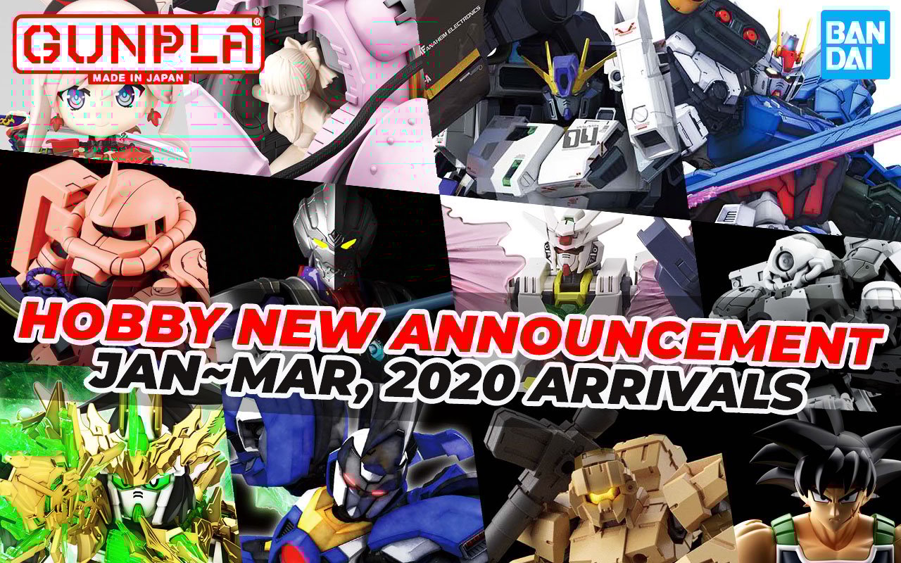 BANDAI Hobby October 2019 Announcement: January ~ March 2020 Arrivals