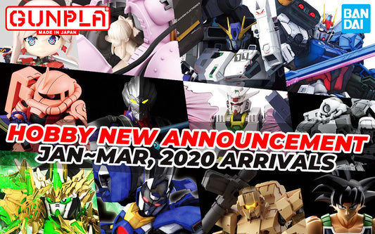 BANDAI Hobby October 2019 Announcement: January ~ March 2020 Arrivals