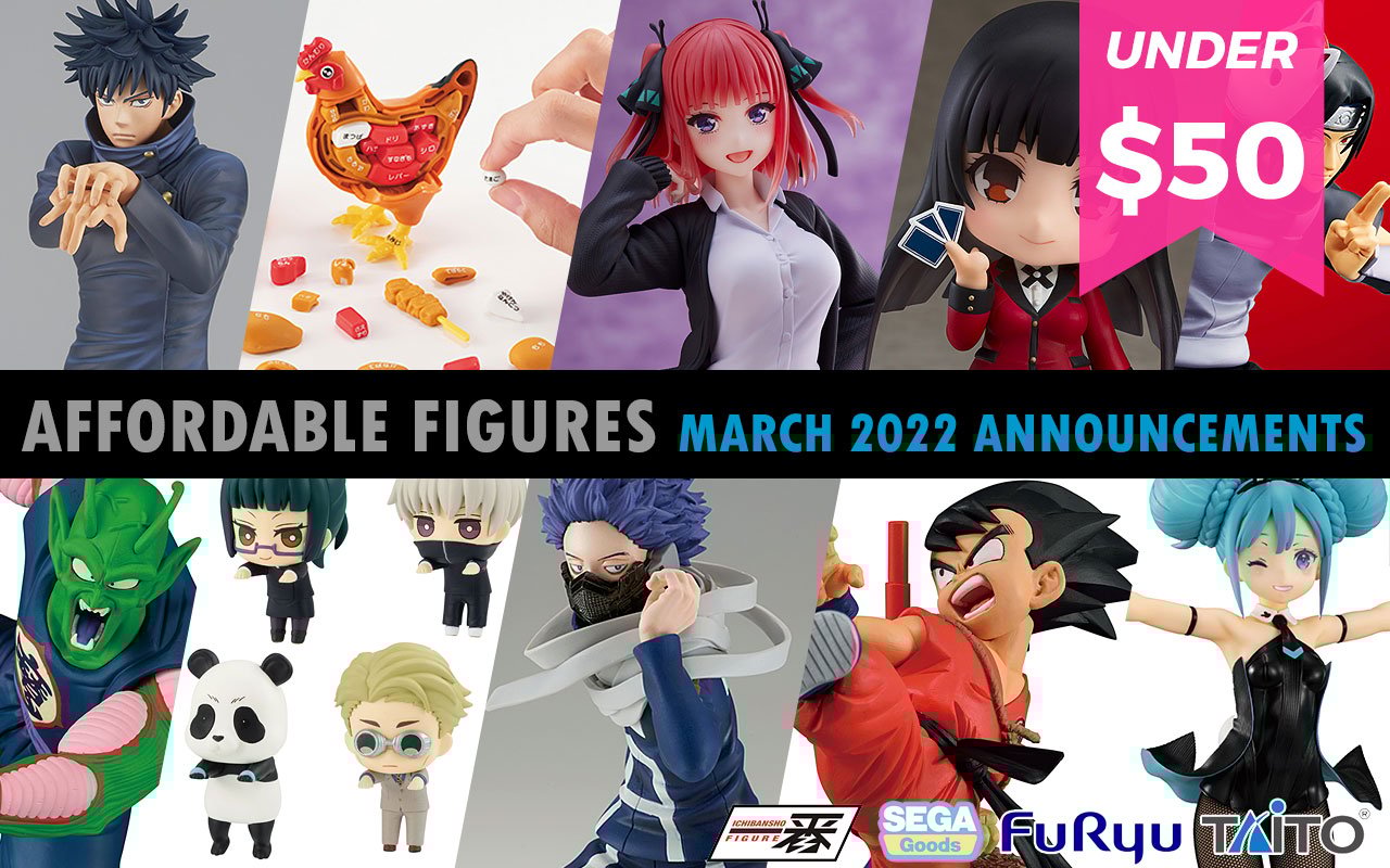 Affordable Figures March 2022 Announcements