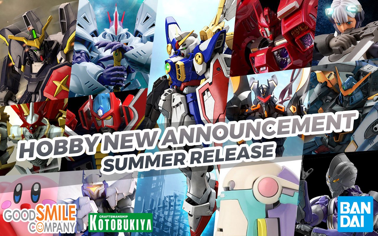 Hobby Items February 2021 Announcement: Summer 2021