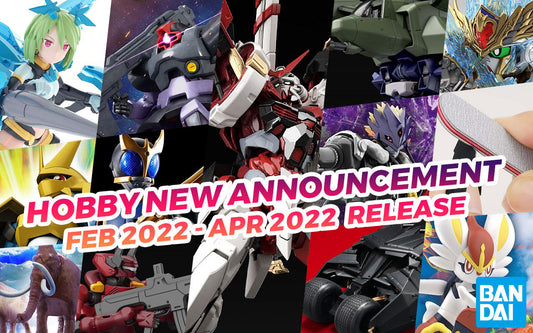 Bandai Hobby October 2021 Announcements (February-April Release)