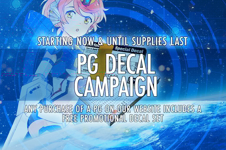 The Perfect Grade Promotional Decal Campaign is on!