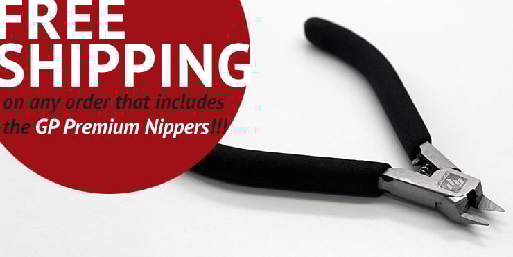 Free domestic shipping with any purchase of Premium Gundam Planet Nippers