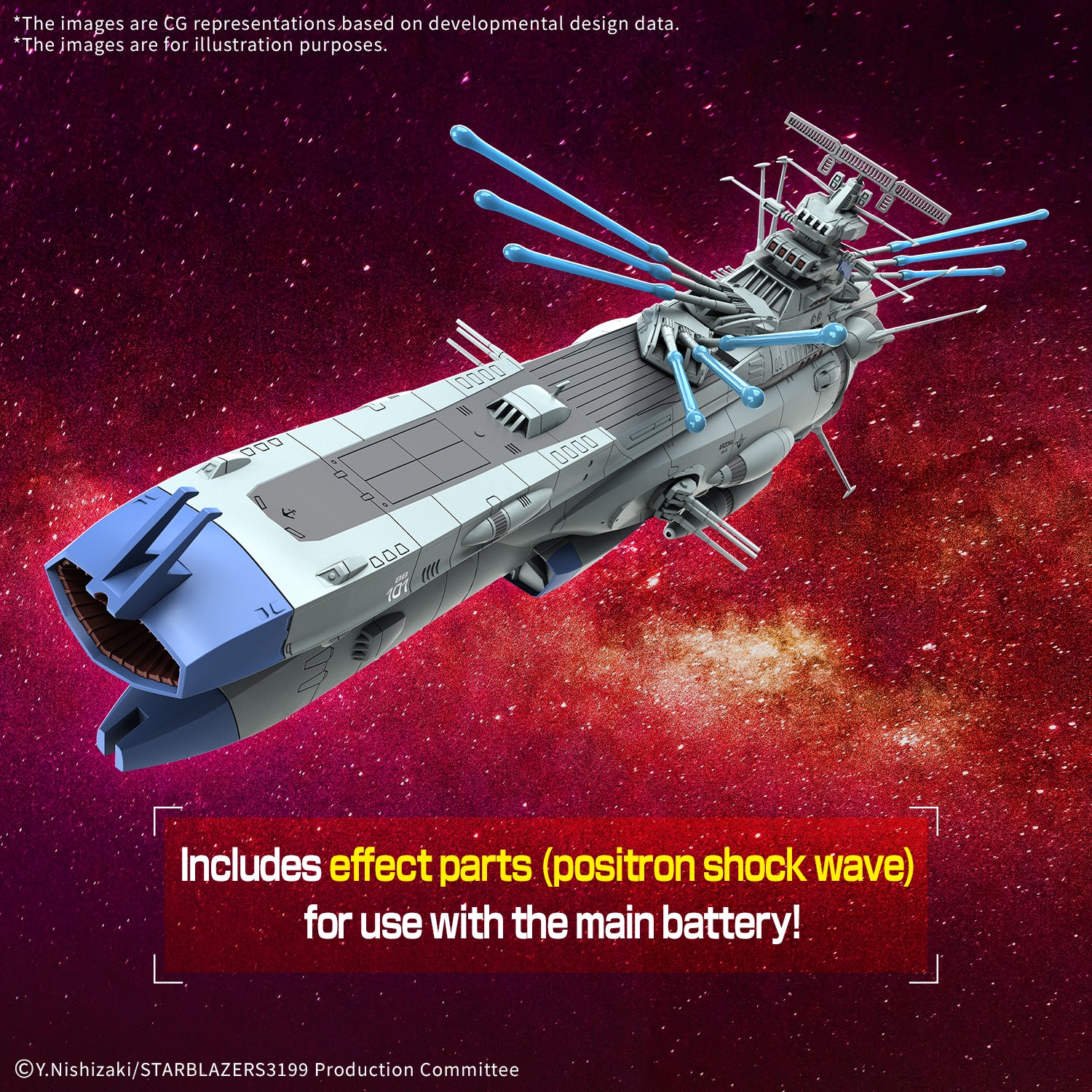 1/1000 BB-101 Arizona-Class Space Battleship Arizona