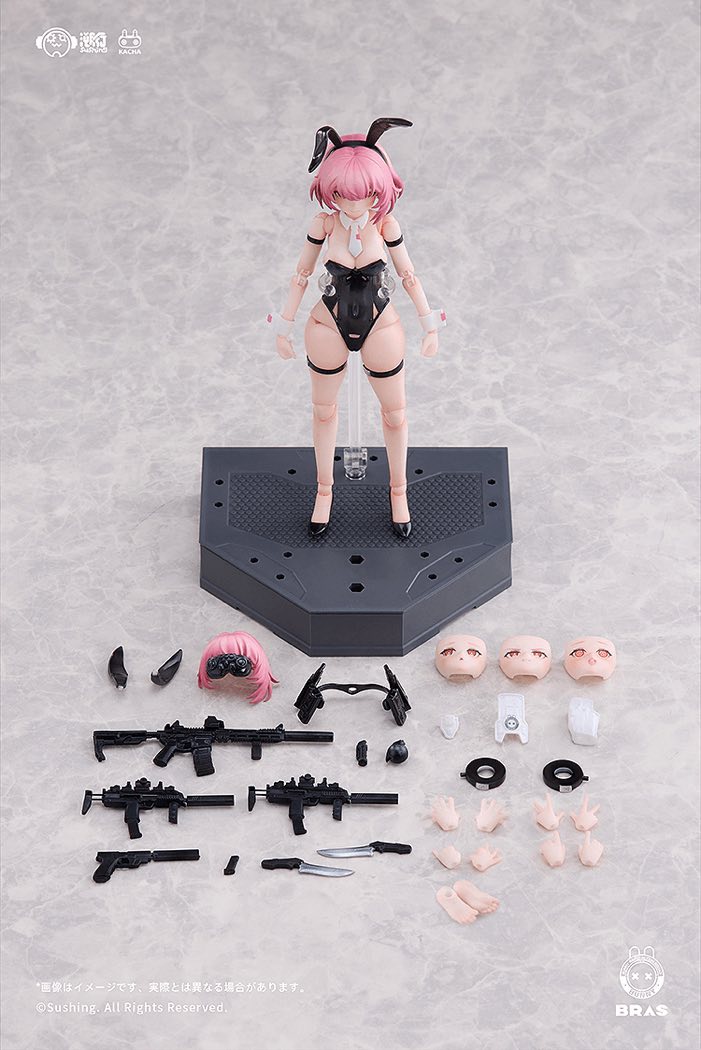1/12 Commando Belka Articulated Figure (Bunny Rapid Action Squad)