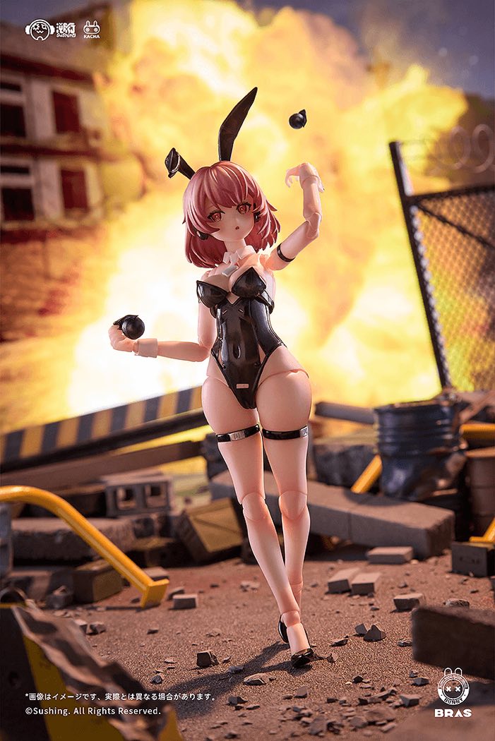 1/12 Commando Belka Articulated Figure (Bunny Rapid Action Squad)