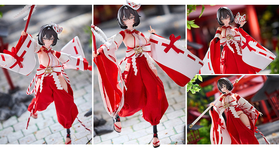 1/12 Kikyou Uefuji Articulated Figure (Combat Shrine Maiden) - Box image