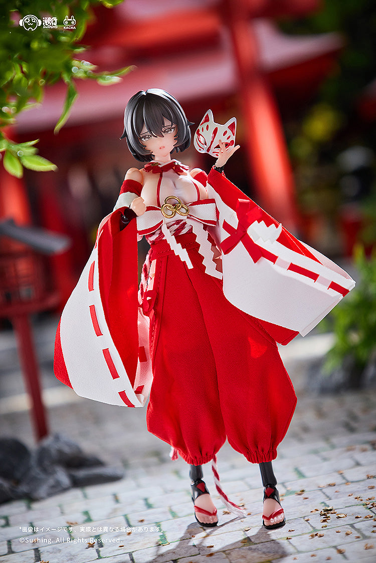 1/12 Kikyou Uefuji Articulated Figure (Combat Shrine Maiden)