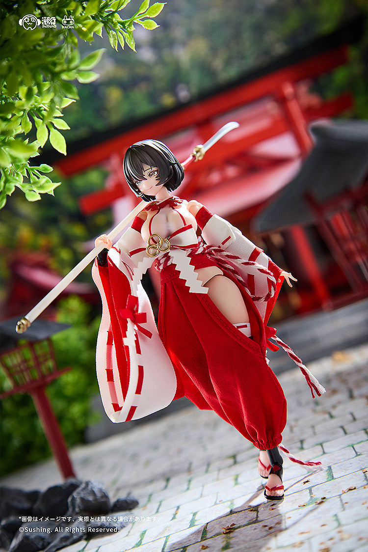 1/12 Kikyou Uefuji Articulated Figure (Combat Shrine Maiden)