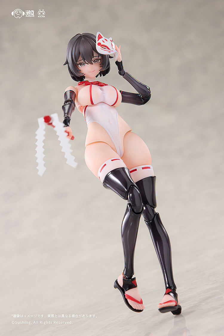 1/12 Kikyou Uefuji Articulated Figure (Combat Shrine Maiden)