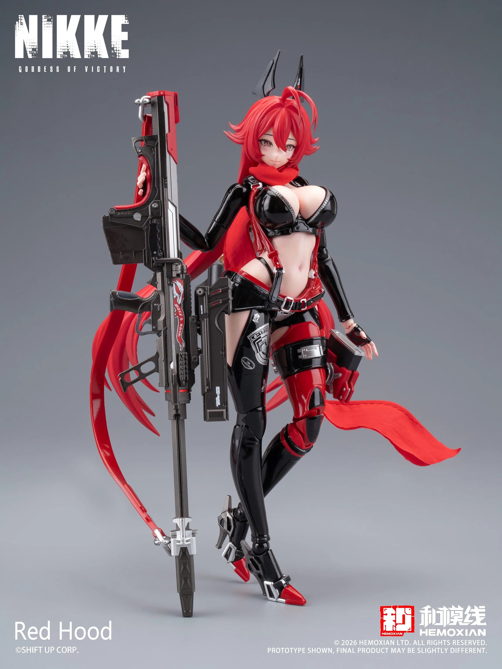 1/12 Red Hood Model Kit by Hemoxian (Goddess of Victory: NIKKE)