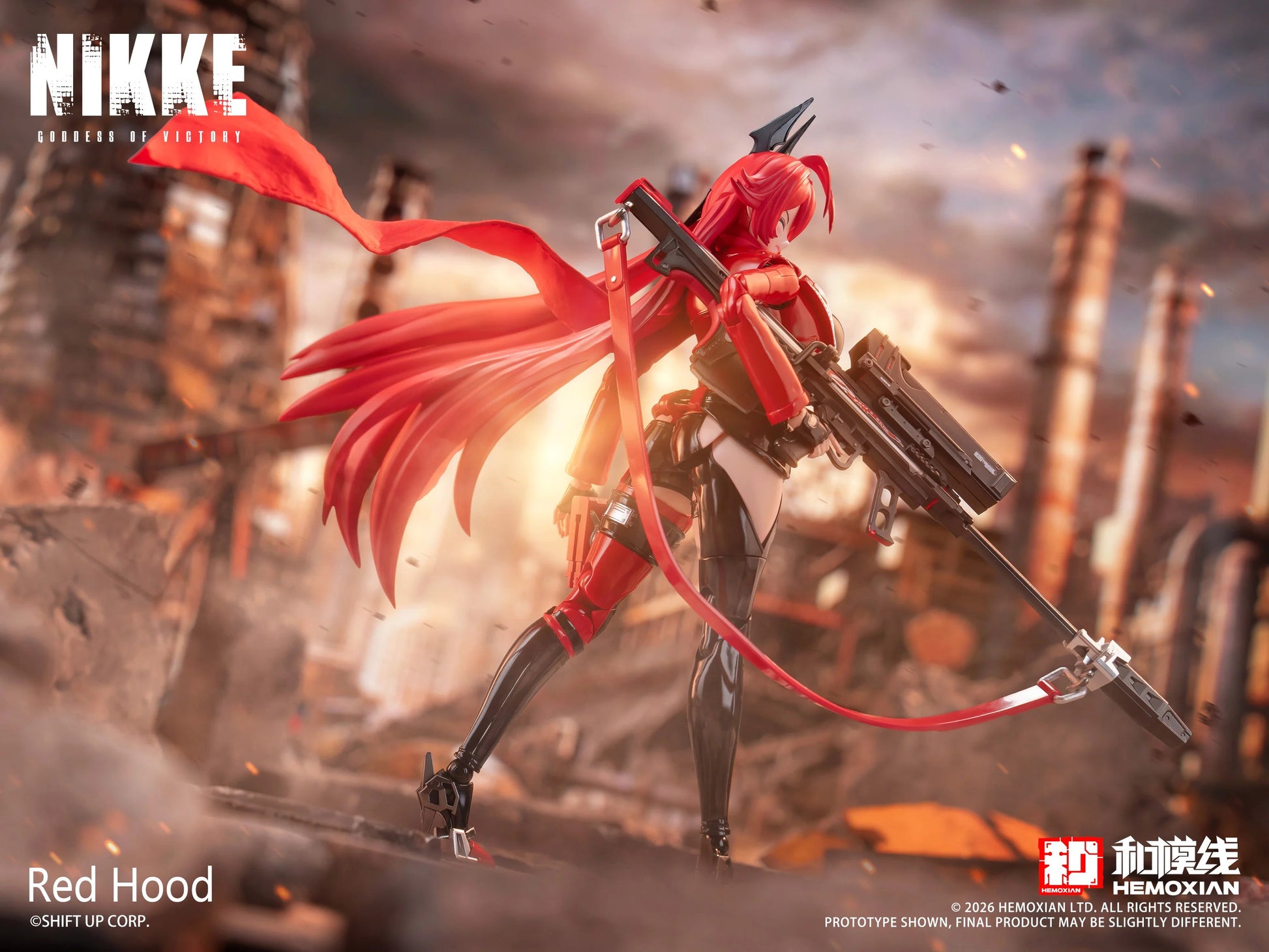 1/12 Red Hood Model Kit by Hemoxian (Goddess of Victory: NIKKE)