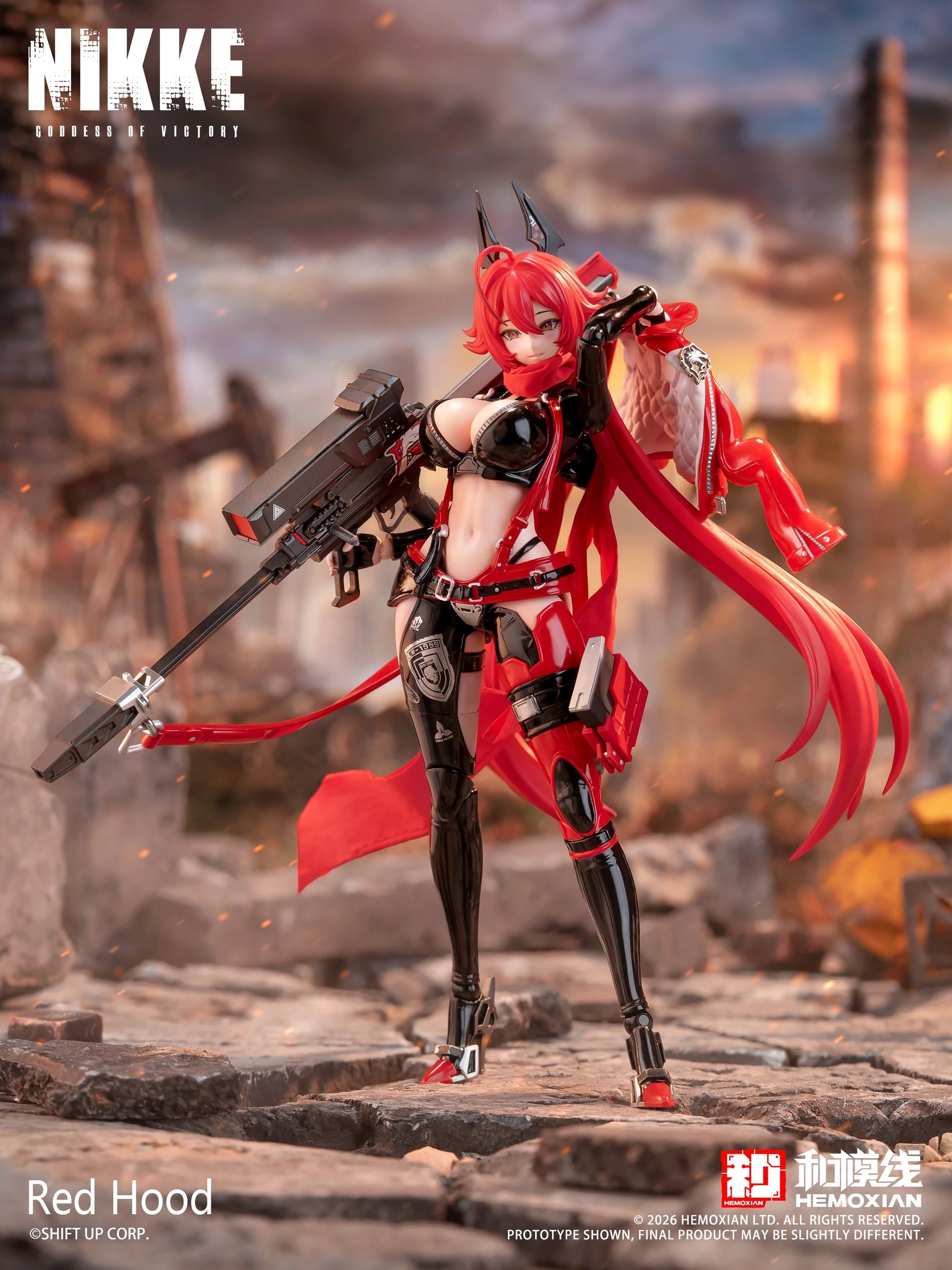 1/12 Red Hood Model Kit by Hemoxian (Goddess of Victory: NIKKE)