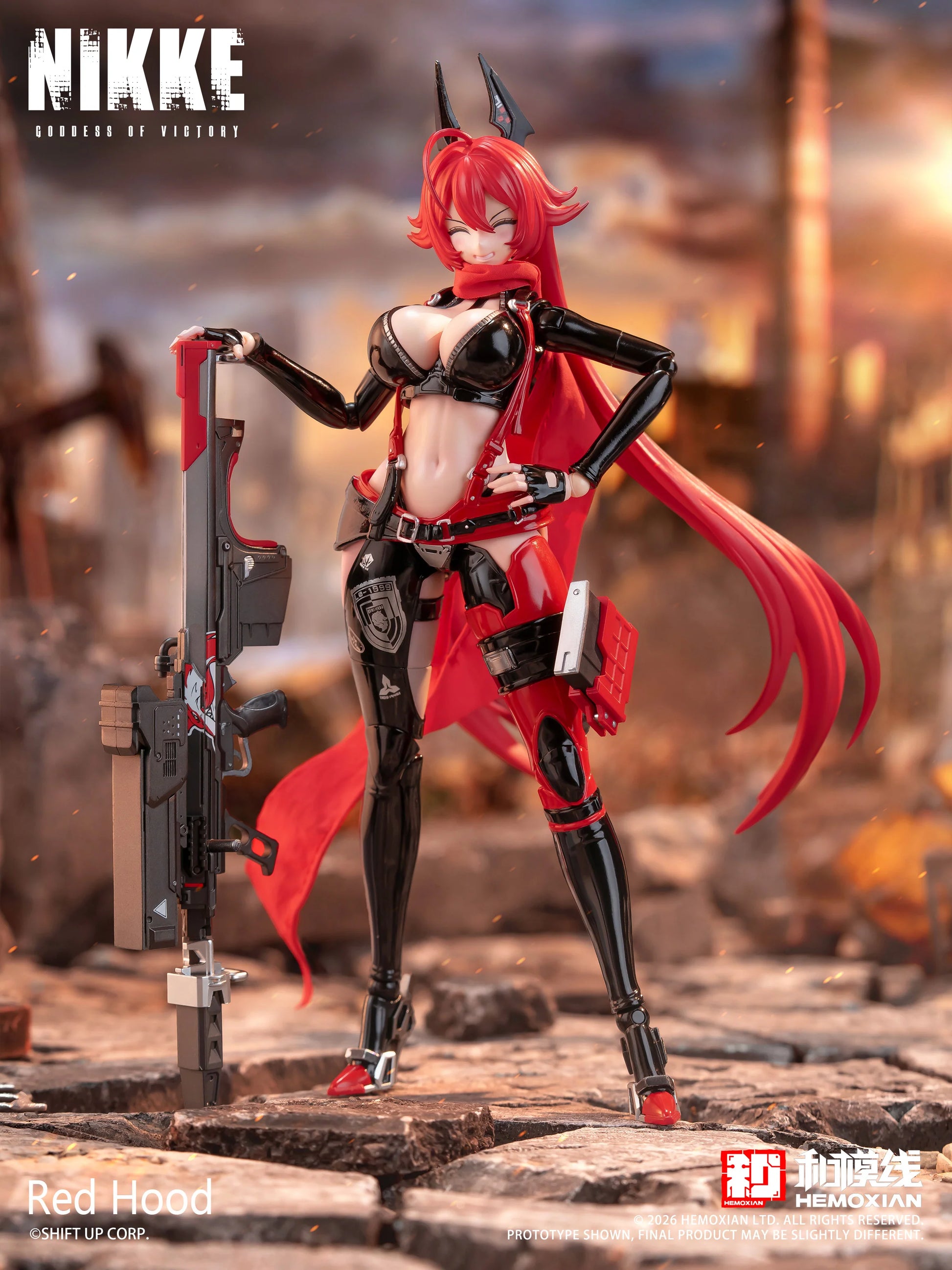 1/12 Red Hood Model Kit by Hemoxian (Goddess of Victory: NIKKE)