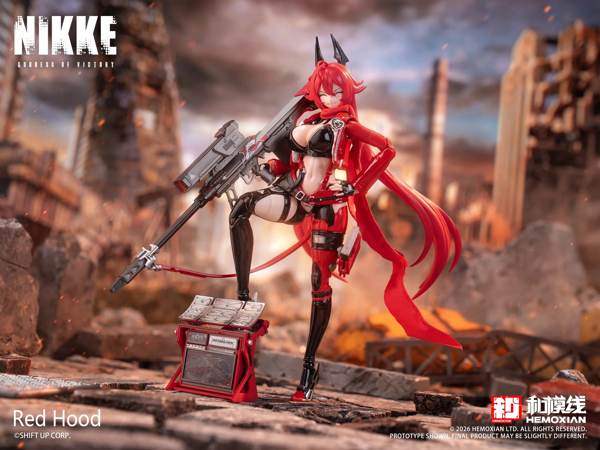 1/12 Red Hood Model Kit by Hemoxian (Goddess of Victory: NIKKE)