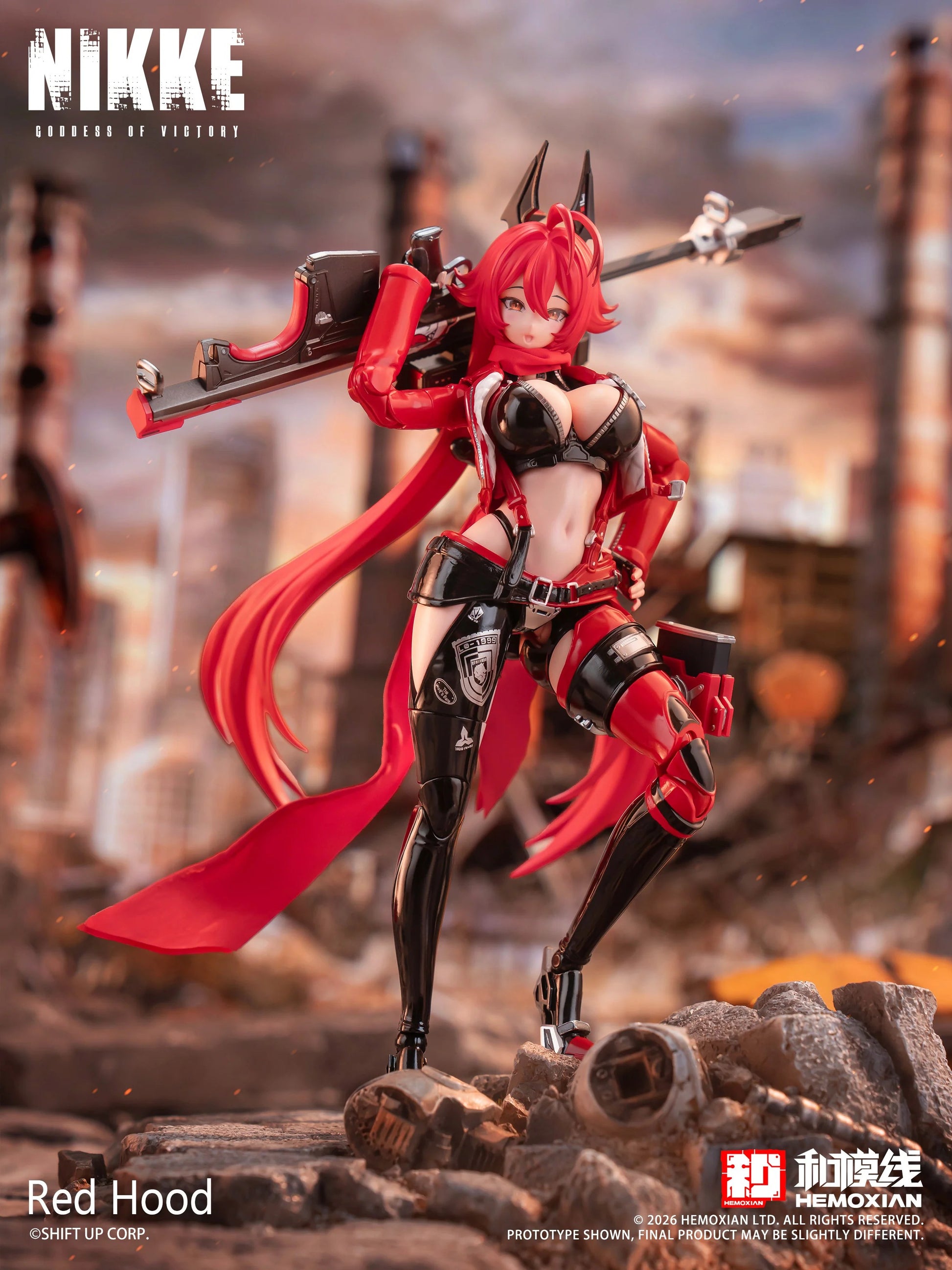 1/12 Red Hood Model Kit by Hemoxian (Goddess of Victory: NIKKE)