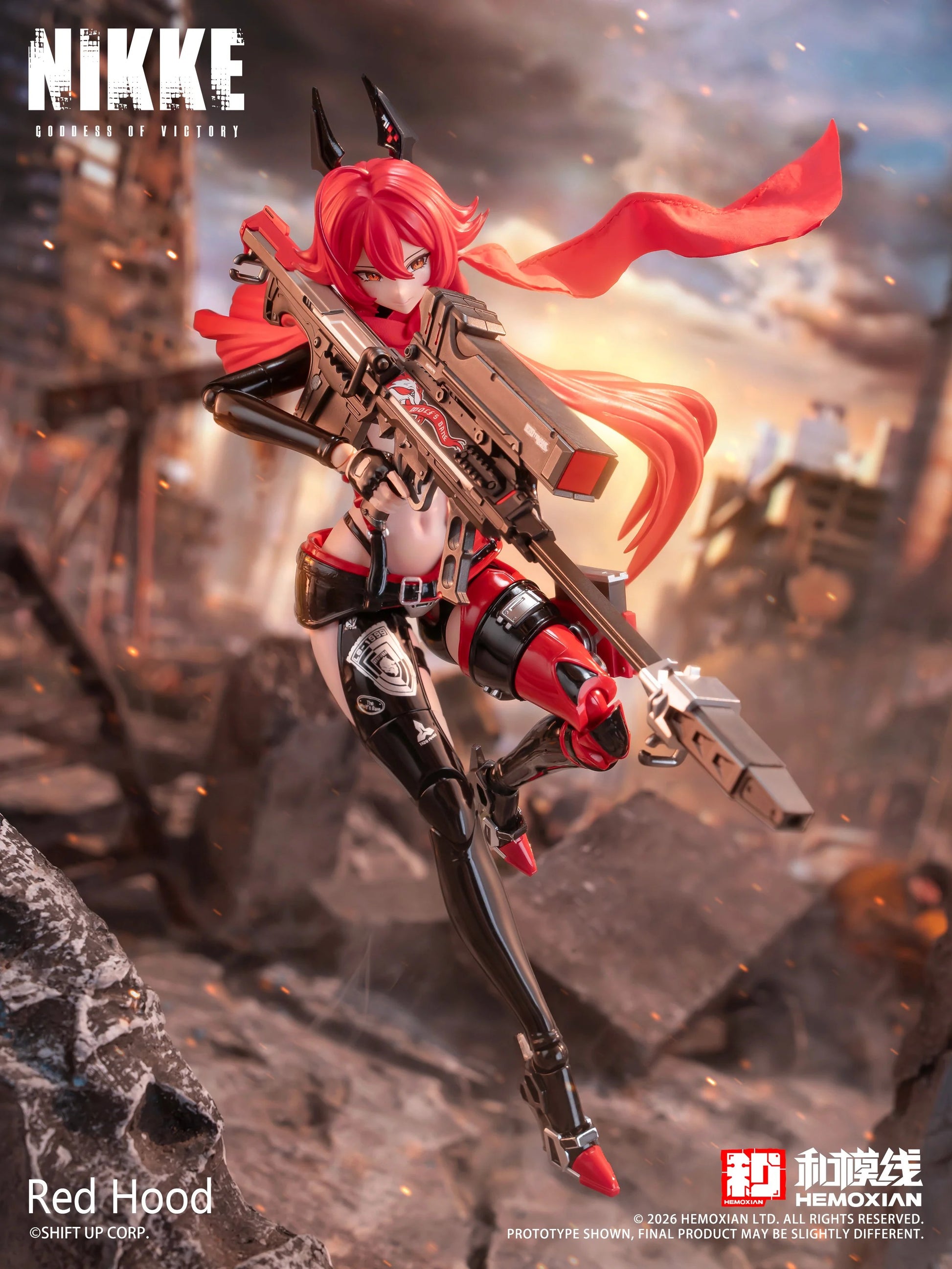 1/12 Red Hood Model Kit by Hemoxian (Goddess of Victory: NIKKE)