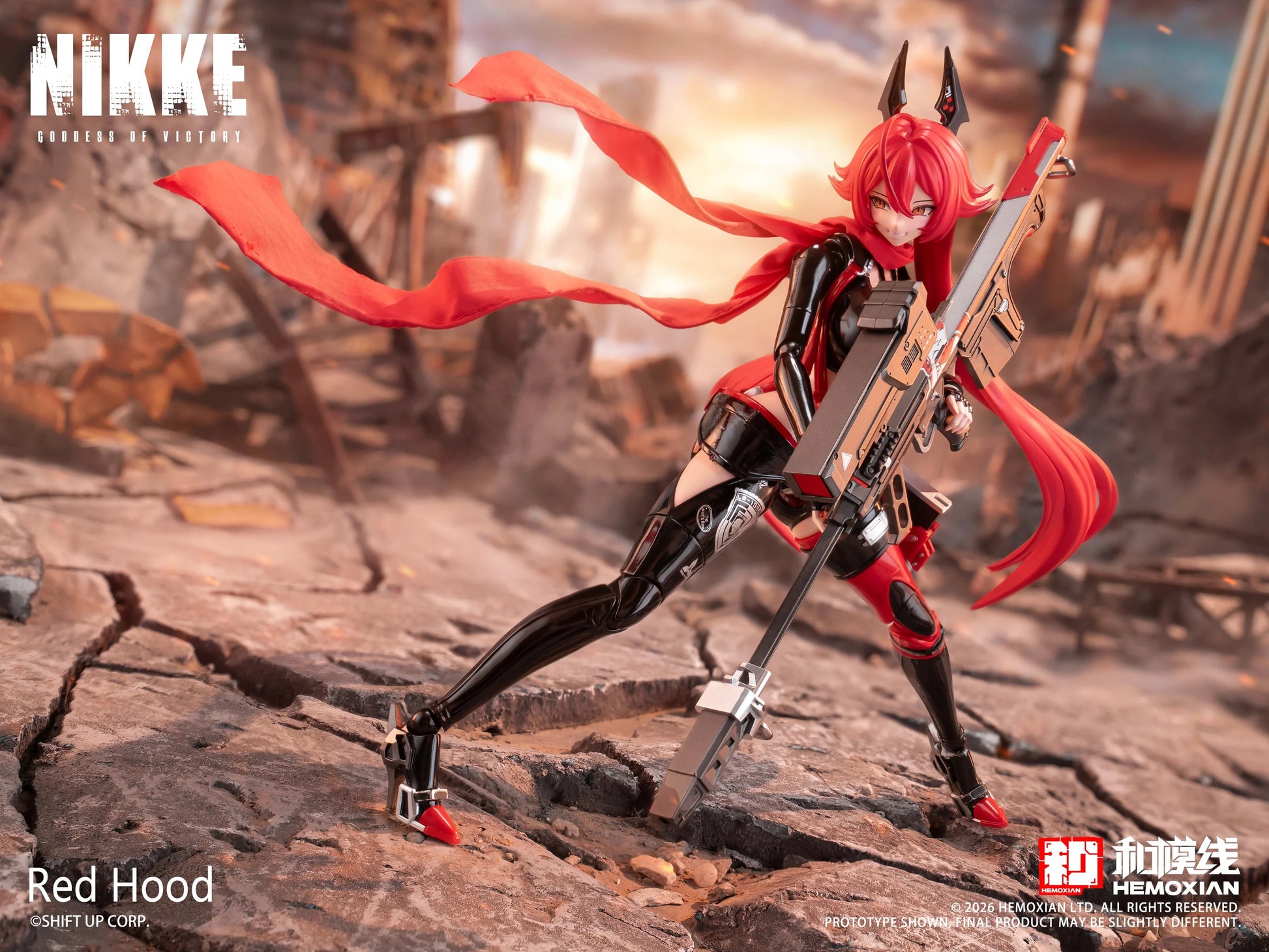 1/12 Red Hood Model Kit by Hemoxian (Goddess of Victory: NIKKE)