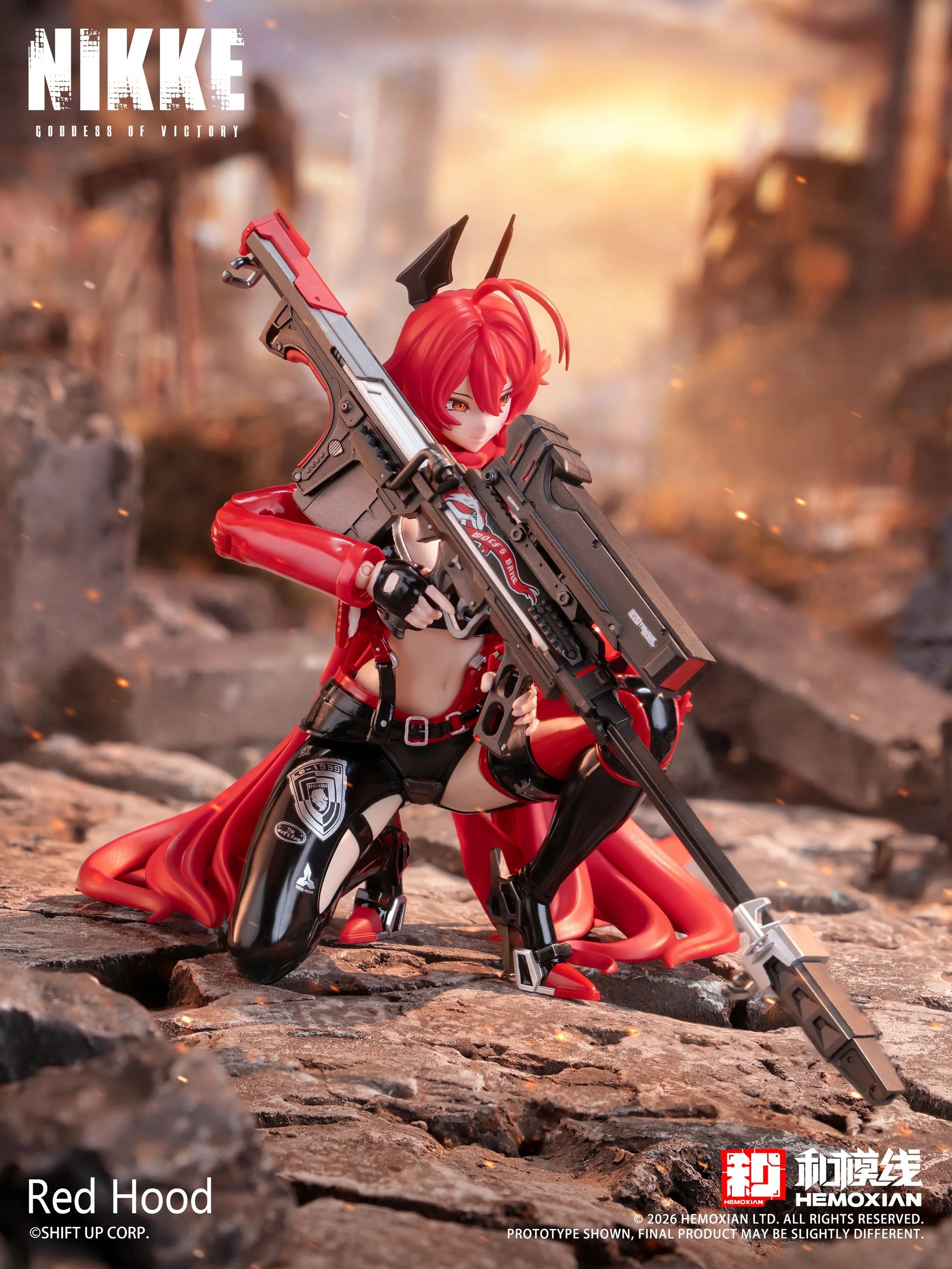 1/12 Red Hood Model Kit by Hemoxian (Goddess of Victory: NIKKE)