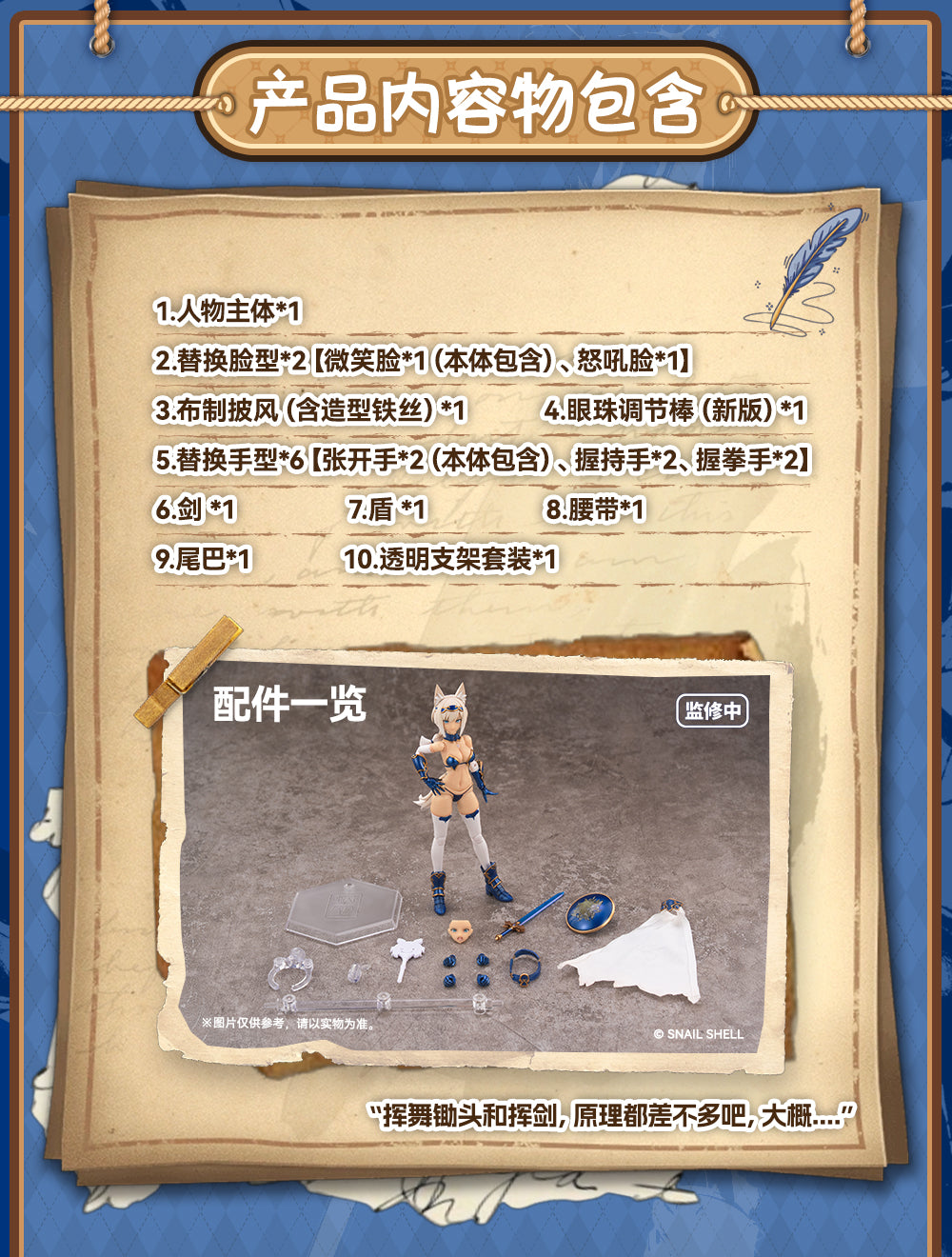 1/12 RRPG-05 Bravery Wolf & Weapon Pack