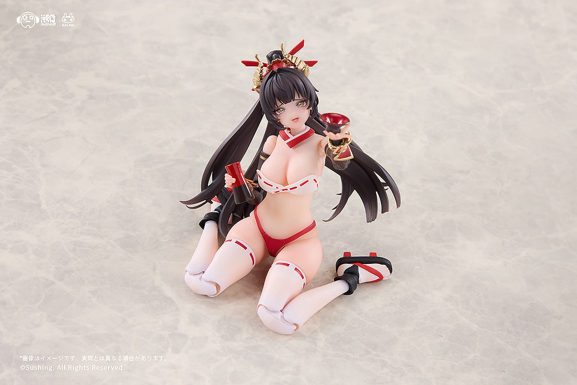 1/12 Sakura Uefuji Articulated Figure (Combat Shrine Maiden)