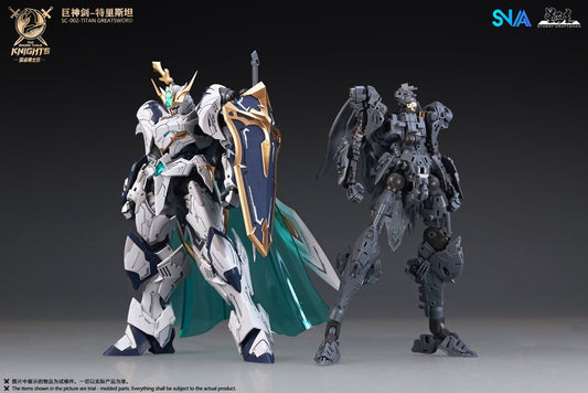 1/144 SC-002 Round Table Knight Titan Great Sword Tristan Model Kit