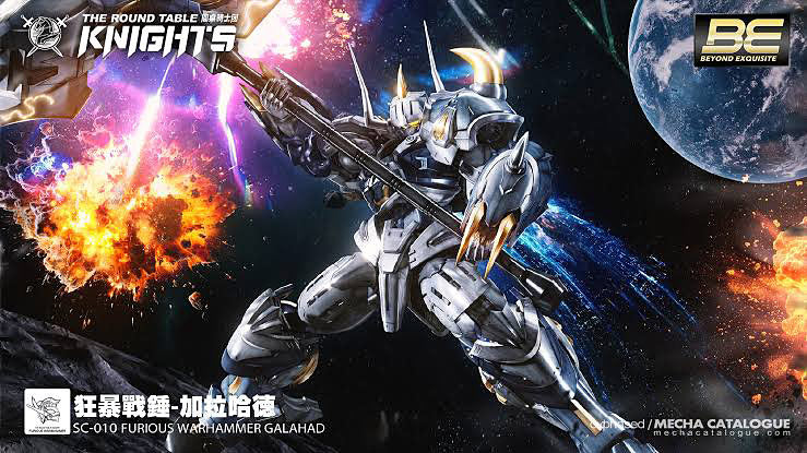 1/144 SC-010 Round Table Knight Furious Warhammer Galahad Model Kit - Box image