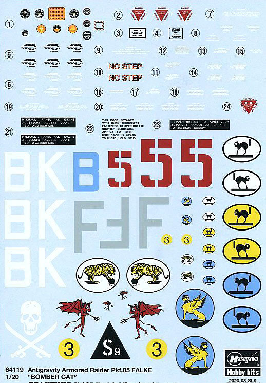 1/20 Ma K Antigravity Armored Raider Pkf 85 Falke Bomber Cat (Bonus 1/20 Ma K Antigravity Armored Raider Pkf 85 Falke Bomber Cat (Bonus