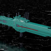 1/3000 Free Planets Alliance 13th Fleet Flagship Hyperion (Legend of the Galactic Heroes) 