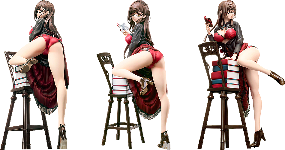 1/7 Bungaku Shoujo: The Literary Type New Design Ver. (Illustration by Akemi Mikoto) - Box image
