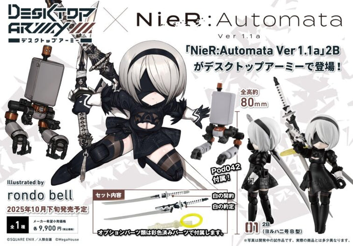 Desktop Army NieR:Automata Ver1.1a Collaboration: 2B (YoRHa No.2 Type B) - Box image