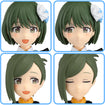 30MS Option Hairstyle & Face Parts Set (Nichika Nanakusa/Hazuki Nanakusa) Base, Thumbnail
