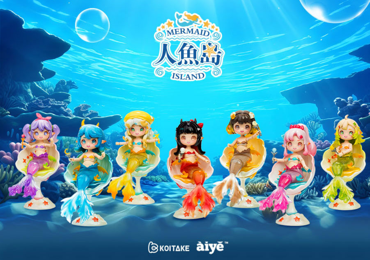 Mermaid Island Doll Series (Box of 6)