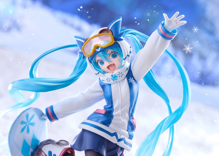 AMP+ Figure: Snow Miku (SNOW MIKU ALL STARS 2016 Ver.) (Hatsune Miku) - Box image