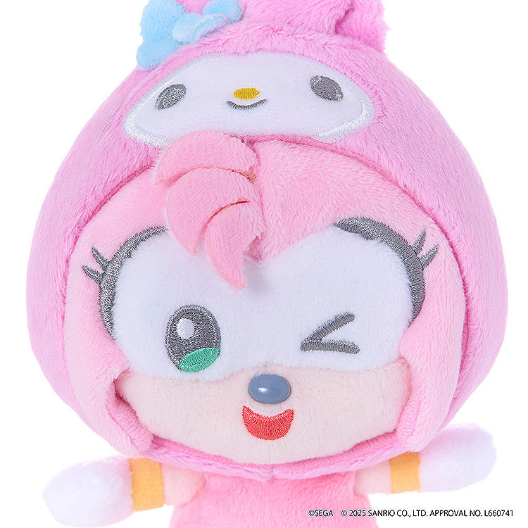 Amy x My Melody M Plush (Sonic & Friends)