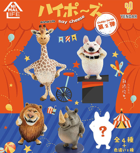 ANIMAL LIFE - Chubby Series - Say Cheese Vol. 2 (4 Types / 6 Per Box) - Box image