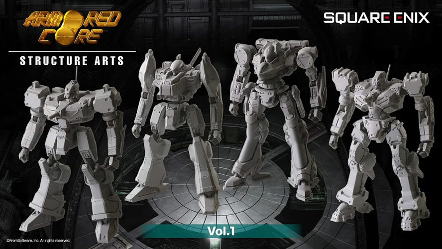 Armored Core Structure Arts Plastic Model Kit Series Vol.1 - Box image