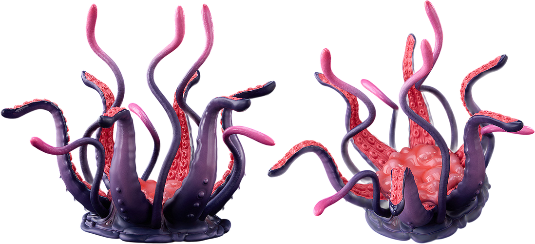 Articulated Base Series UBC-404: Intertwining Tentacle Parts (Long) - Box image