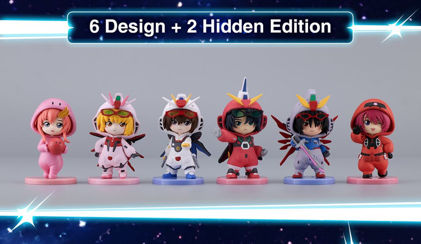BNFigure Q Gundam SEED Pajamars (8 Types / 6 Per Box) - Box image