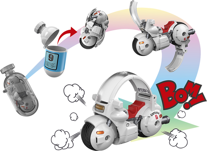 Changearts Hoipoi Capsule No.9 Bulma's Motorcycle (Dragon Ball) - Box image